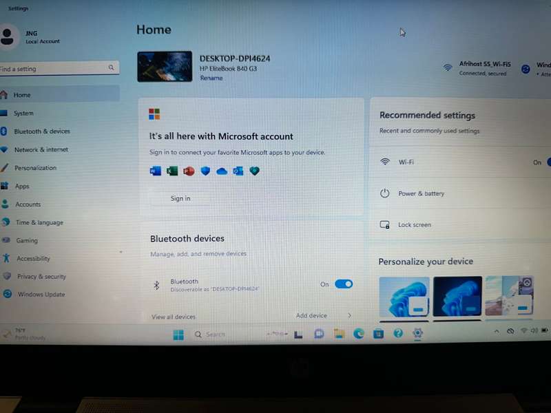 HP EliteBook 840 G3, Intel i5-6600U@2.4GHz, 8GB RAM, 256GB m.2 SSD, 14 FHD Display LTE