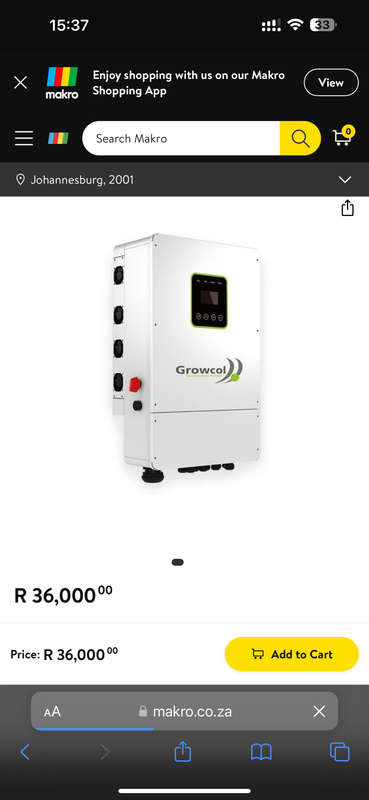 Growcol 1P 8KW Hybrid Inverter 48V WiFi