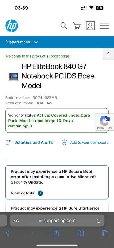 HP ELITEBOOK 840 G7 CORE I7 10TH GEN 16GB RAM 512 GB SSD LTE FHD DISPLAY HP WARRANTY