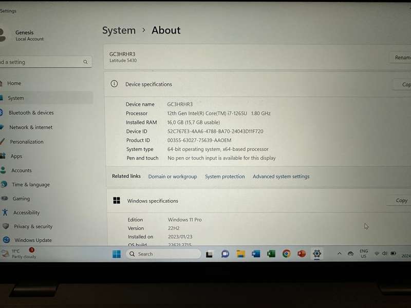 DELL LATITUDE 5430 I7 V PRO 12TH GEN 16GB RAM 512GB SSD LTE WITH DELL WARRANTY