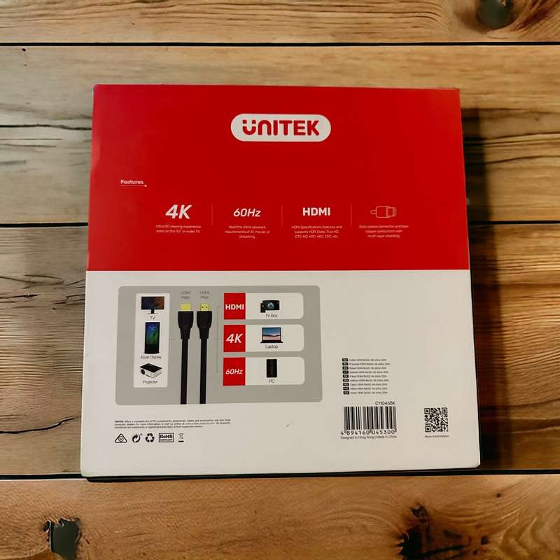 Unitek 4K 60Hz HDMI 2.0 High Speed Cable 20M New  Sealed