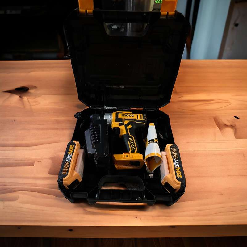 Ingco Cidli200215 Cordless 20V Battery Drill with 2 Batteries in Case New