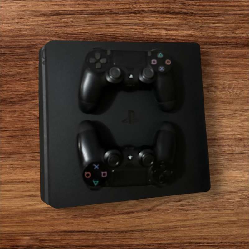 PLAYSTATION 4  SLIM 1TB 2 CONTROLLERS AND 14 GAMES  MINT AS NEW CONDITION IN BOX