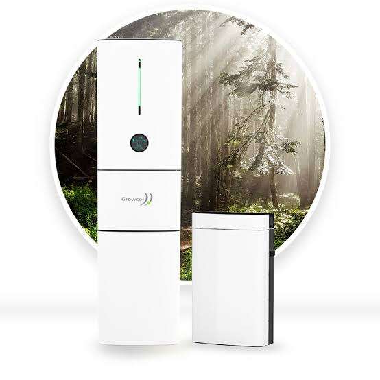 Growcol all in one 5KW Hybrid inverter New With Lithium Battery