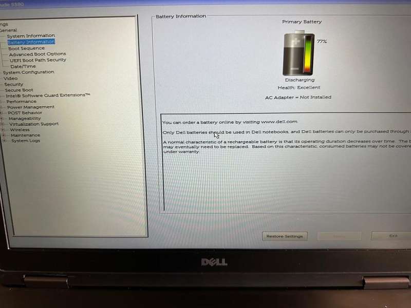 Dell Latitude 5580 i5 7th gen.