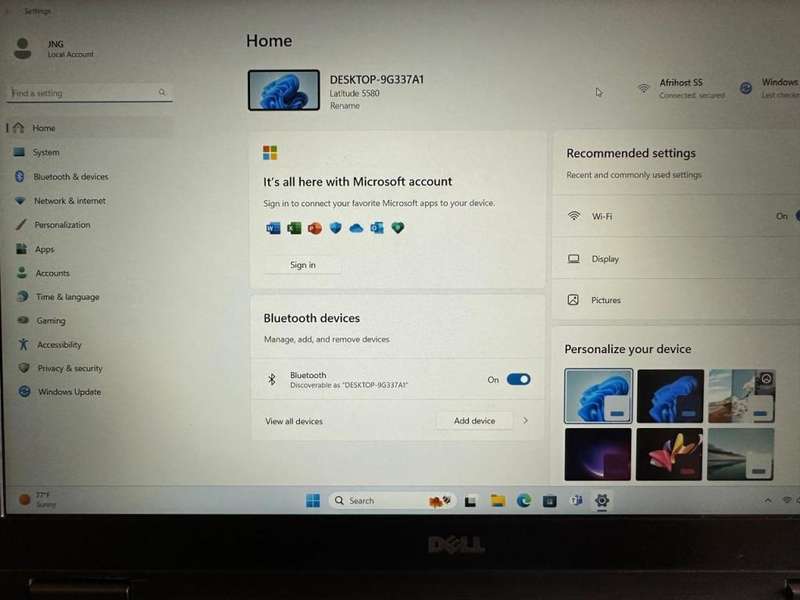 Dell Latitude 5580 i5 7th gen.