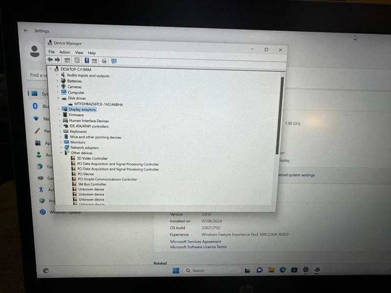 HP PROBOOK 450 G6 CORE I7 8TH GEN 8GB RAM 256GB SSD 15.6 INCH