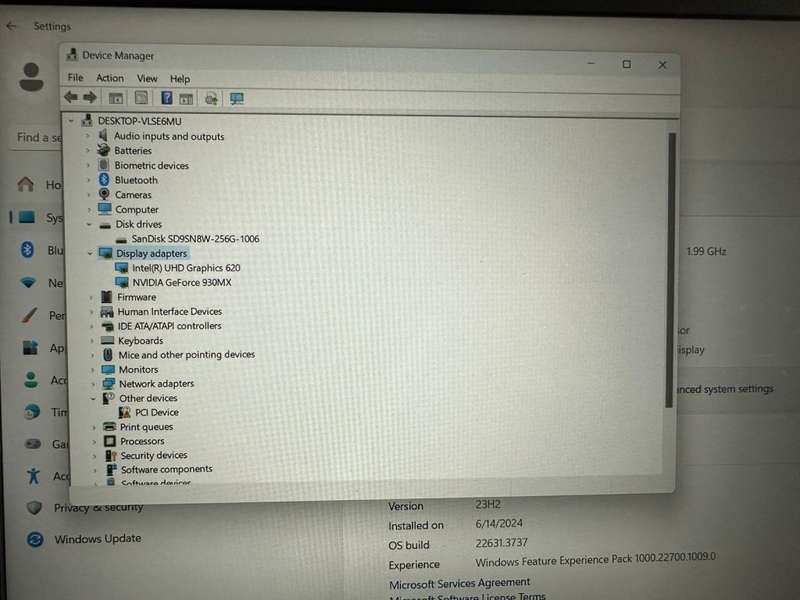HP ProBook 450 G5  Core i7-8550U, 8GB RAM, 256GB NVMe SSD,, 15.6` FHD Display NVIDIA GEFORCE 930MX