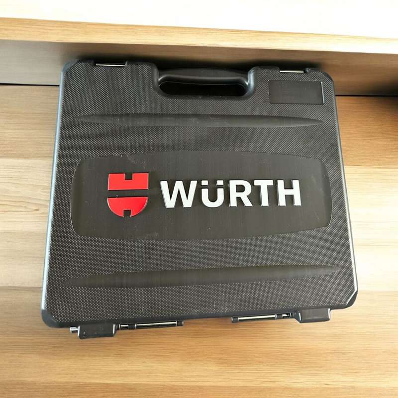 Wurth Universeller Werkzeugsatz tool case, 93 piece tools in black plastic case New
