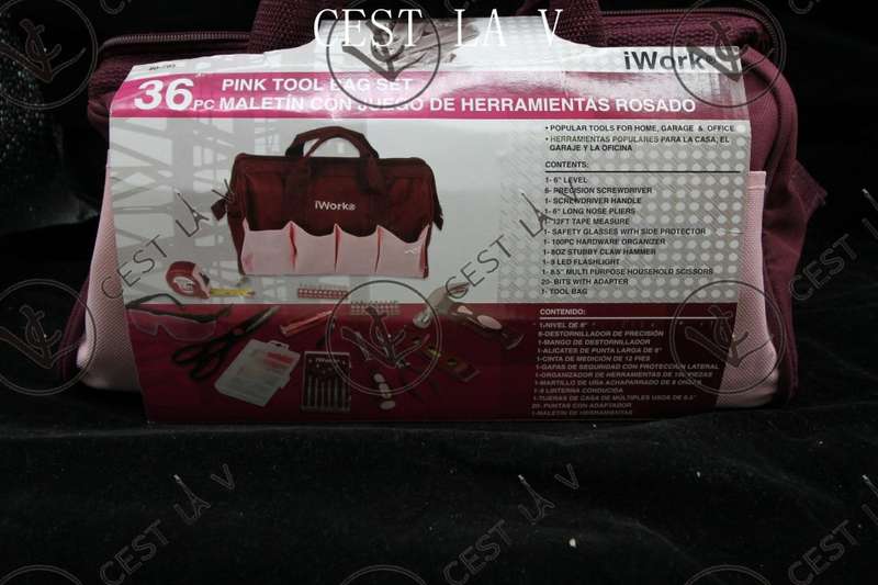 PINK TOOL BAG SET