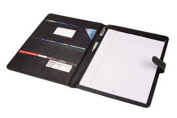 A4-BETTON LEATHER ZIPPED FOLDER-