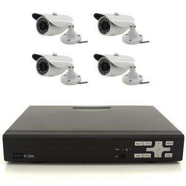 4 CHANNEL CCTV KIT WITH INTERNET