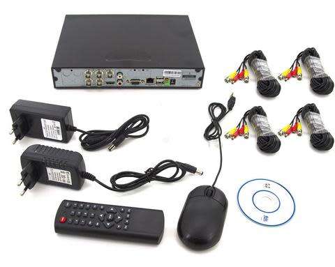 4 CHANNEL CCTV KIT WITH INTERNET