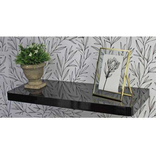 Juno Shelves - Floating Medium - High Gloss Black
