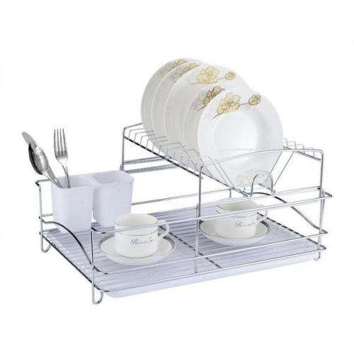 Fine Living Balcony Dishrack - White