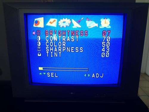 54cm crt tv with remote in perfect working condition