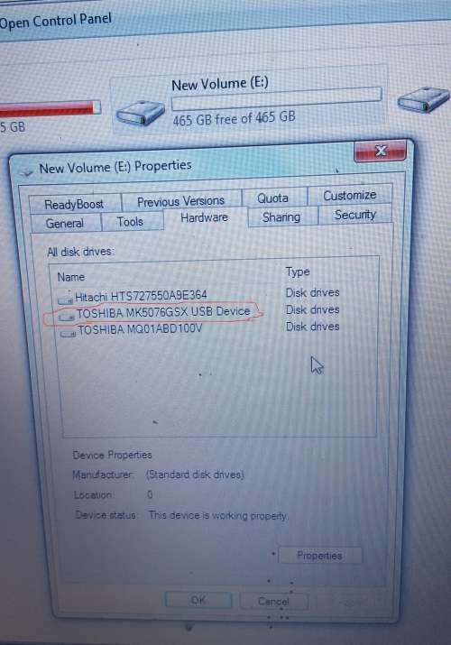 laptop hard drive 2.5 ` Sata with brand new enclosore