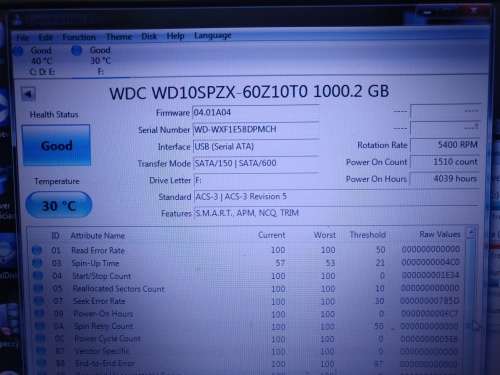 1TB laptop hard drive 2.5 ` Sata with brand new enclosore