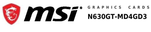 ddr3 4gb msi graphics card n630 n630gt-md4