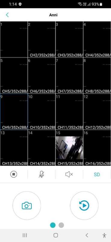 Anni 16 Channel 1080n AHD DVR  1080p  5 in one
