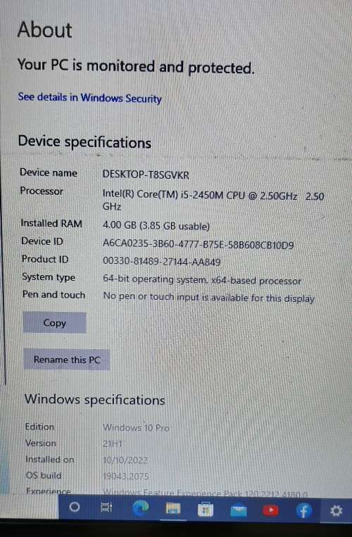 i5*ACER TRAVELMATE -5760*500GBHHD*4GB RAM*