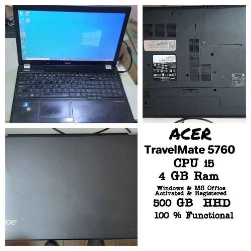 i5*ACER TRAVELMATE -5760*500GBHHD*4GB RAM*