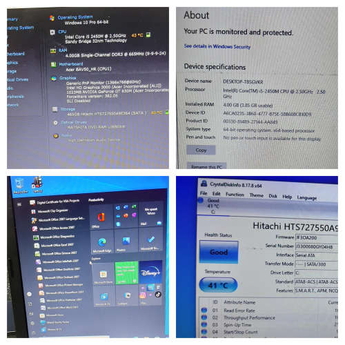 i5*ACER TRAVELMATE -5760*500GBHHD*4GB RAM*