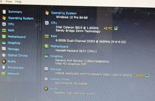 Bargain Superfast  HP presario CQ57  6GB  Ram SSD HHD