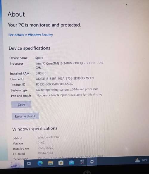 Superfast bargain HP probook 4530s   i5 ssd hhd    8gb  ram  64bit   Windows 10