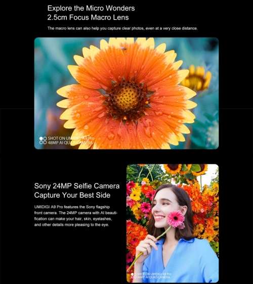 UMIDIGI A9 Pro, Non-contact Infrared Thermometer, 4GB+64GB