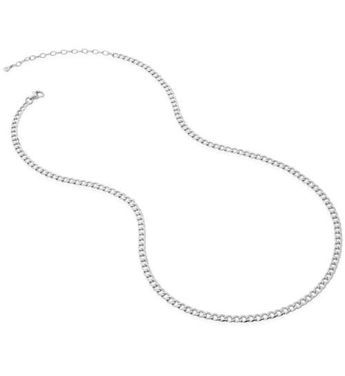 50cm Sterling Silver curb chain 1mm gauge
