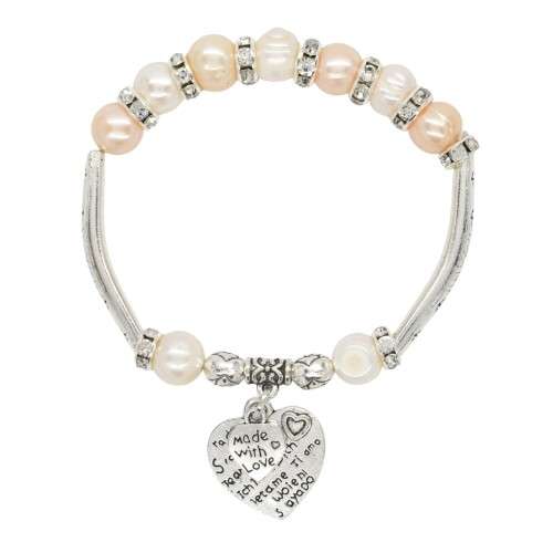 Gorgeous Pearl charm bracelet