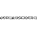 Mens Stainless Steel 55cm figro chain. 4.5mm Width.