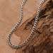 Mens Stainless steel 6mm x 55mm curb chain