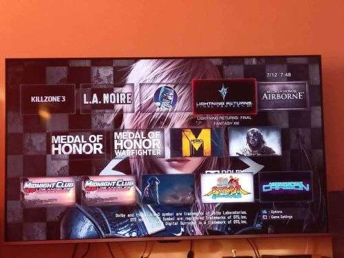 500GB SUPERSLIM PS3 WITH 5 DISC GAMES AND 40 GAMES ONBOARD WITH TWO GENERIC CONTROLS (NEW)-IN-BOX