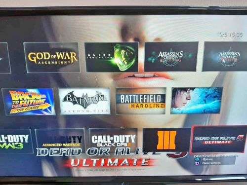 500GB SUPERSLIM PS3 WITH 5 DISC GAMES AND 40 GAMES ONBOARD WITH TWO GENERIC CONTROLS (NEW)-IN-BOX