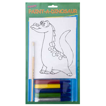 Dala Teddy Paint A Canvas - Dinosaur