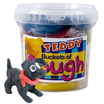 Dala Teddy Play Dough - 500g Bucket Single Colour *ASSORTED COLOURS AVAILABLE*