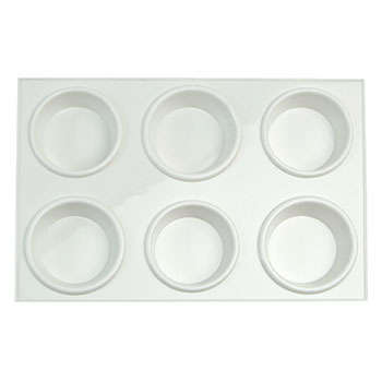 Dala 6 Well Deep Plastic Palette - 21 x 14 x 2cm