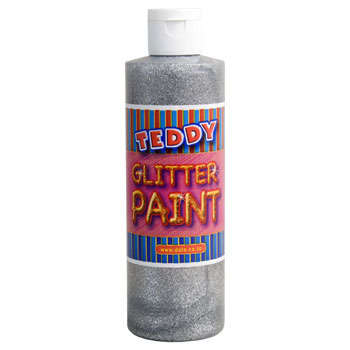 Dala Teddy Glitter Paint - 250ml Jar *ASSORTED COLOURS*