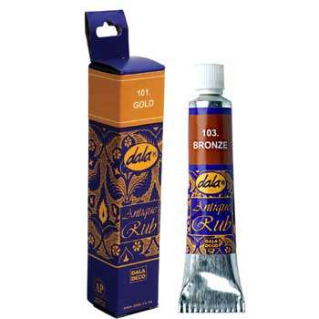 Dala Antique Rub for Decoupage - 30ml Tube *ASSORTED COLOURS AVAILABLE*