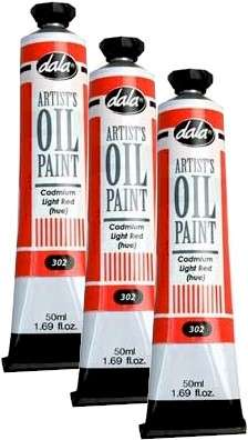 Dala Artist's Oil Paint - 3x50ml Tube Pack *ASSORTED COLOURS*