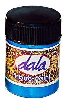 Dala Metallic Fabric Paint  - 50ml Jar *ALL COLOURS*