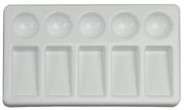 Dala 10 Well Rectangular Plastic Palette - 19 x 12cm