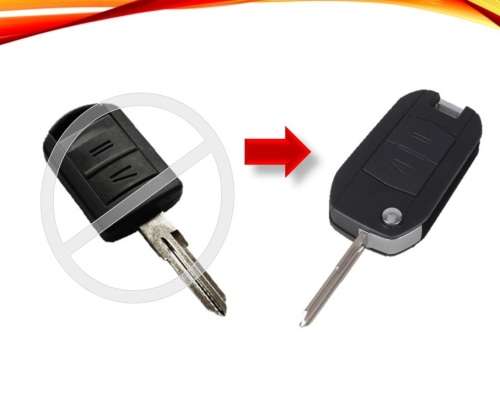 Opel Corsa Conversion Flip Key Case