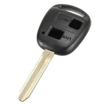 Remote Key Case Shell Fob for Prado For TOYOTA Tarago Camry Corolla Avensis 2 Button