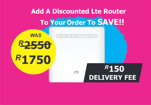 SIM ONLY + MTN uncapped Fixed LTE internet