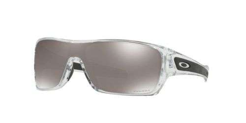 Oakley Turbine Rotor OO9307-16 Sunglasses - Polished Clear with Prizm Black Polarized Lens