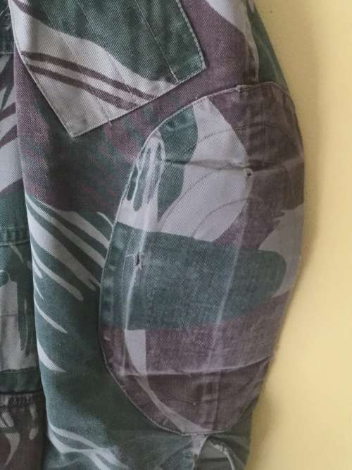 RHODESIAN Bush War Camouflage Bush Jacket of 1972, with lower back zipper pocket