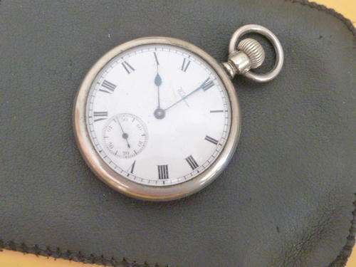 Waltham Traveler Pocket watch, USA, Silverode case (circa - 1907)